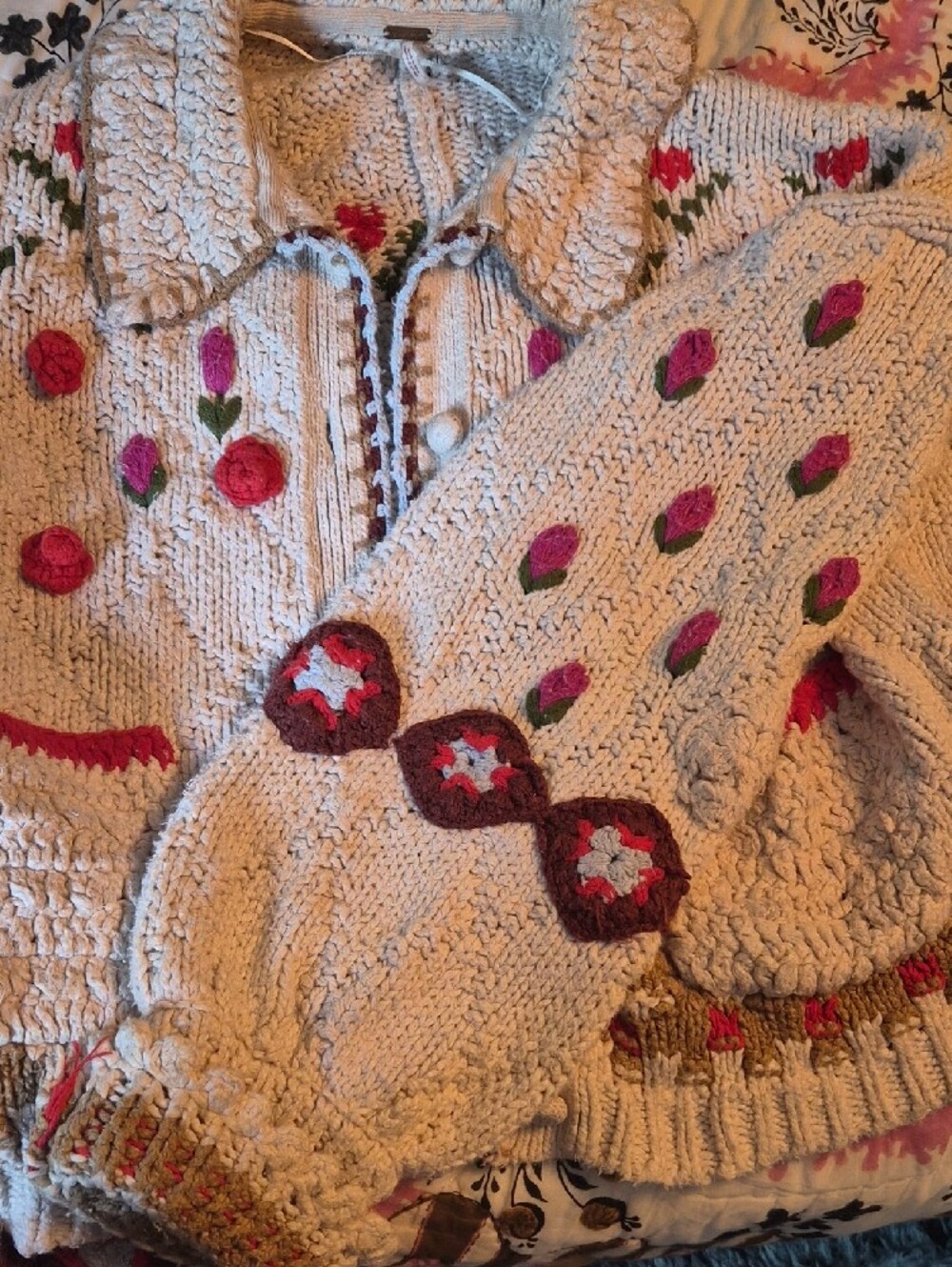 Free People Rosebud Cardi M - Picture 5 of 7